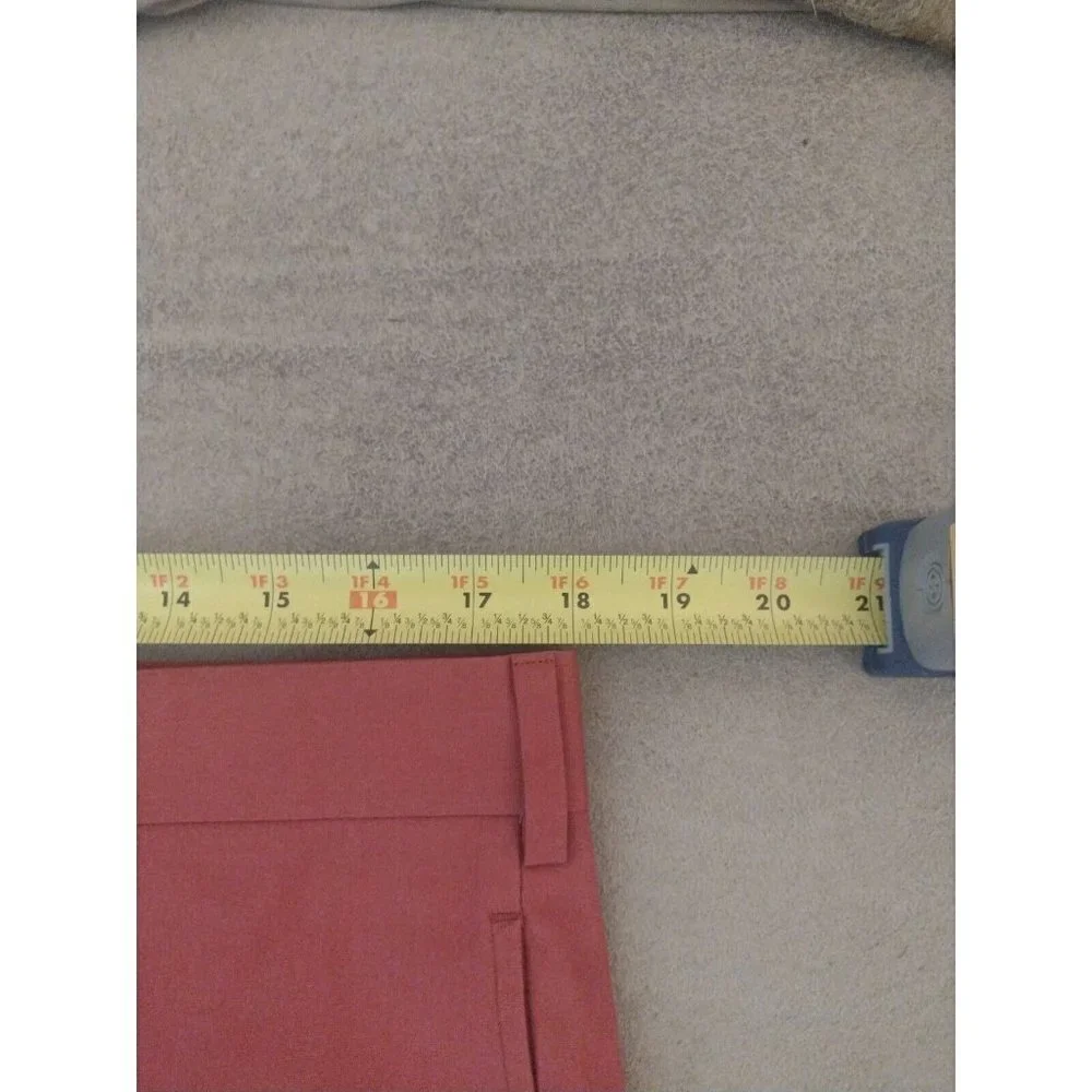 Men's Brooks Brothers Supima Cotton Pants Flat Front Red True Size Is 30x28